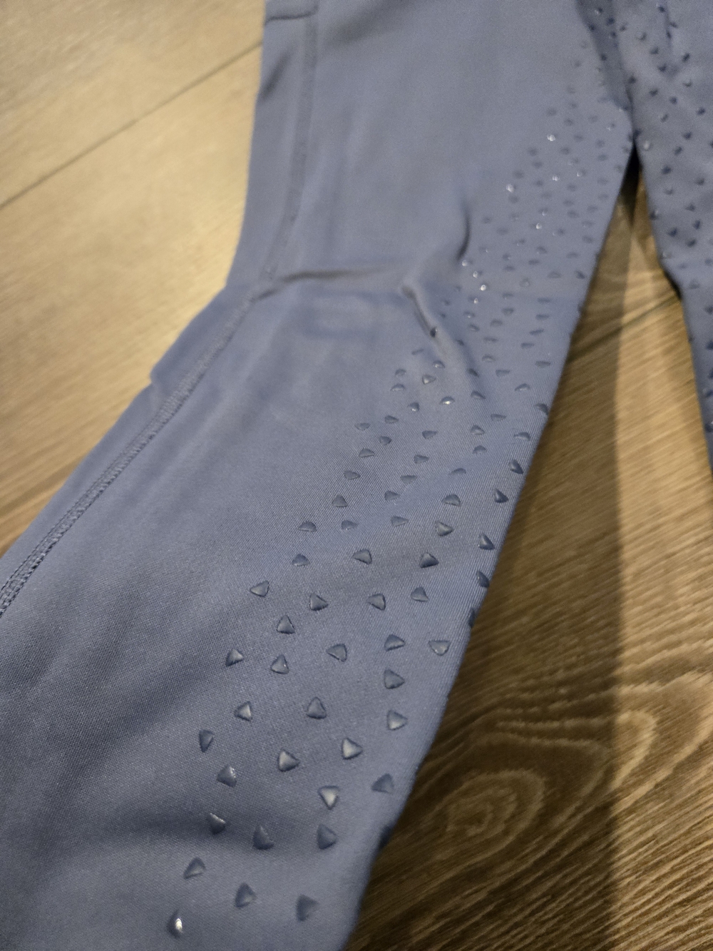 Kids’s Stretch Riding Tights - Slate Blue - Picture 2 of 6